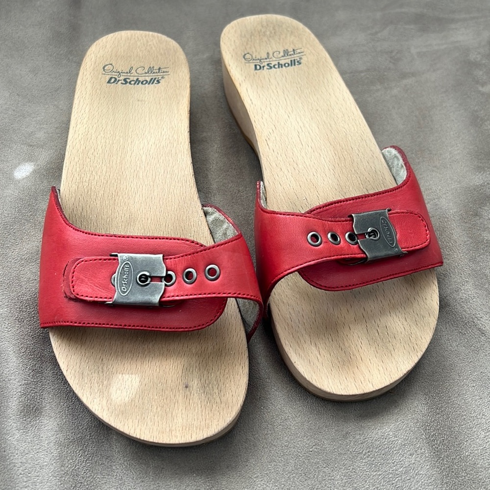 Dr. Scholl’s Original Sustainable Sandal - Red size 8